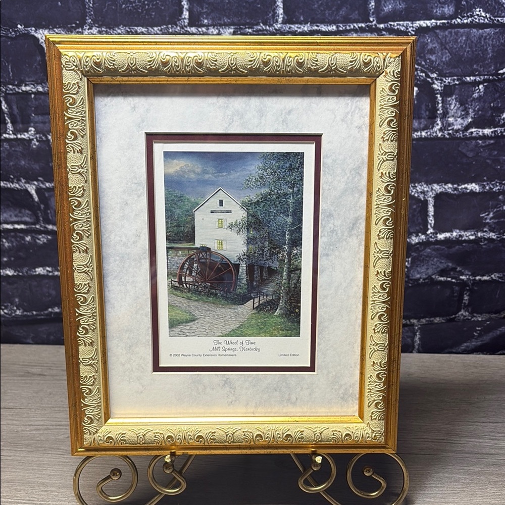 Elegant Gold Framed Art Print